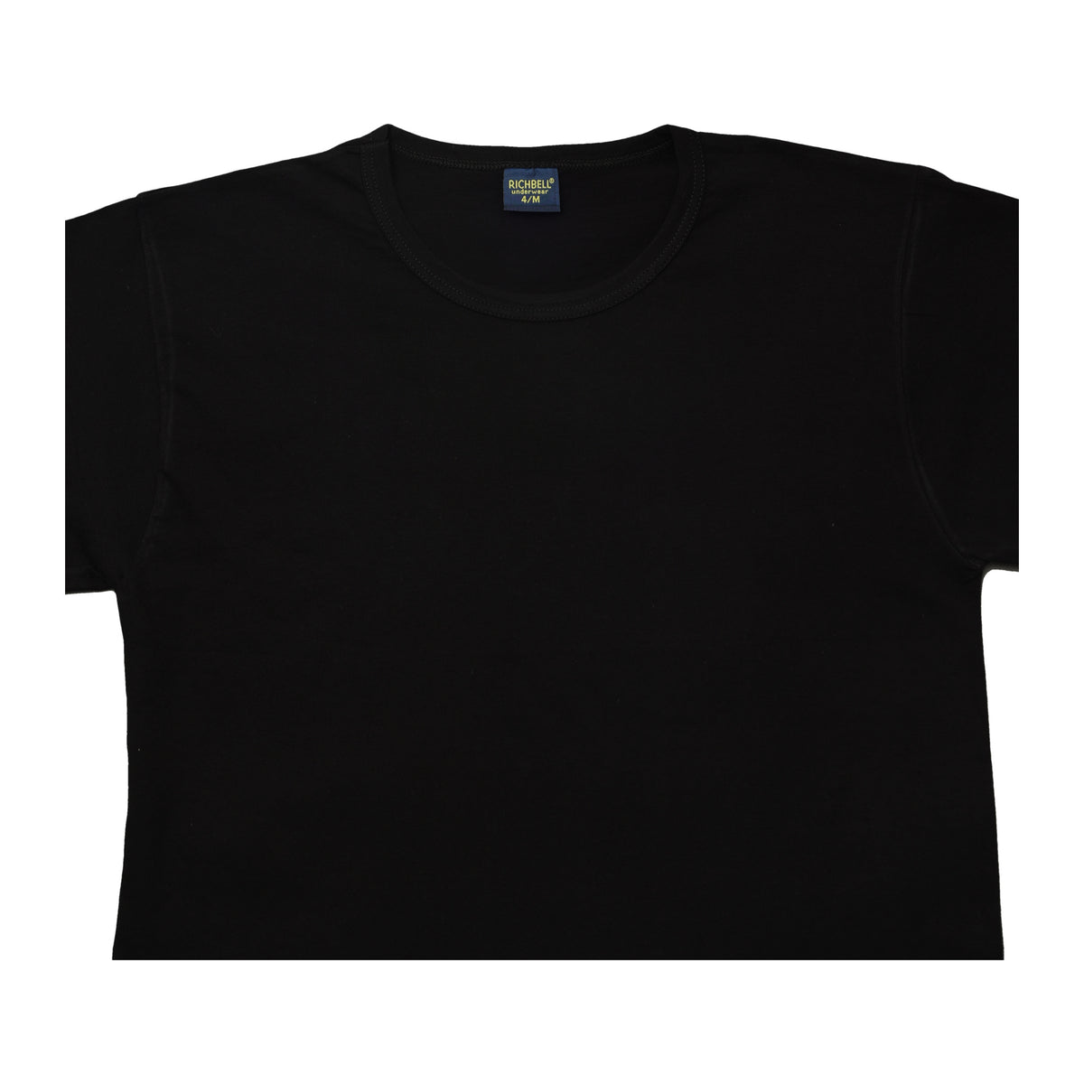 Maglia intima uomo mezza manica girocollo nera Richbell RH-13 - foto 2