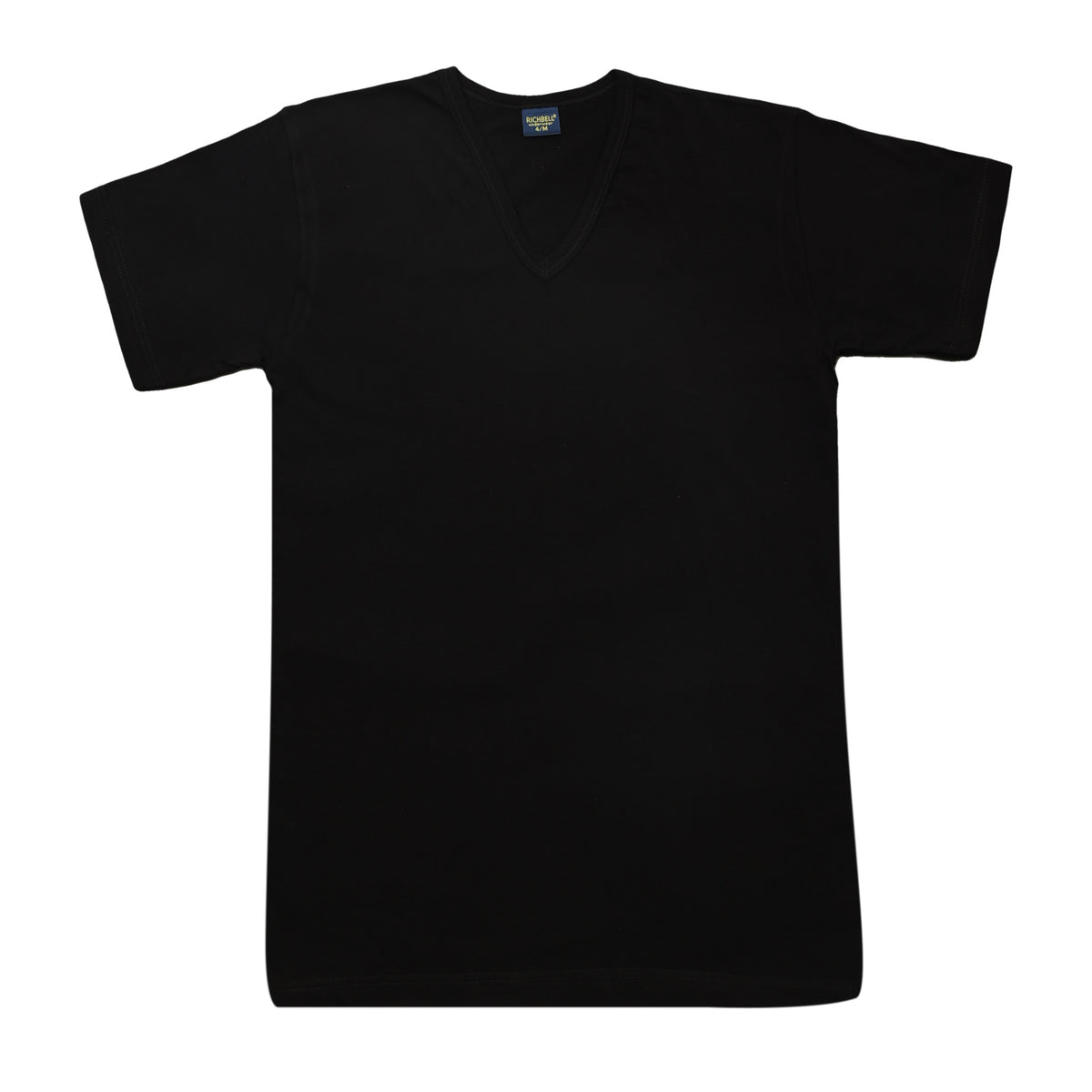 Maglia intima uomo scollo a V nera Richbell RH-14 - foto 1