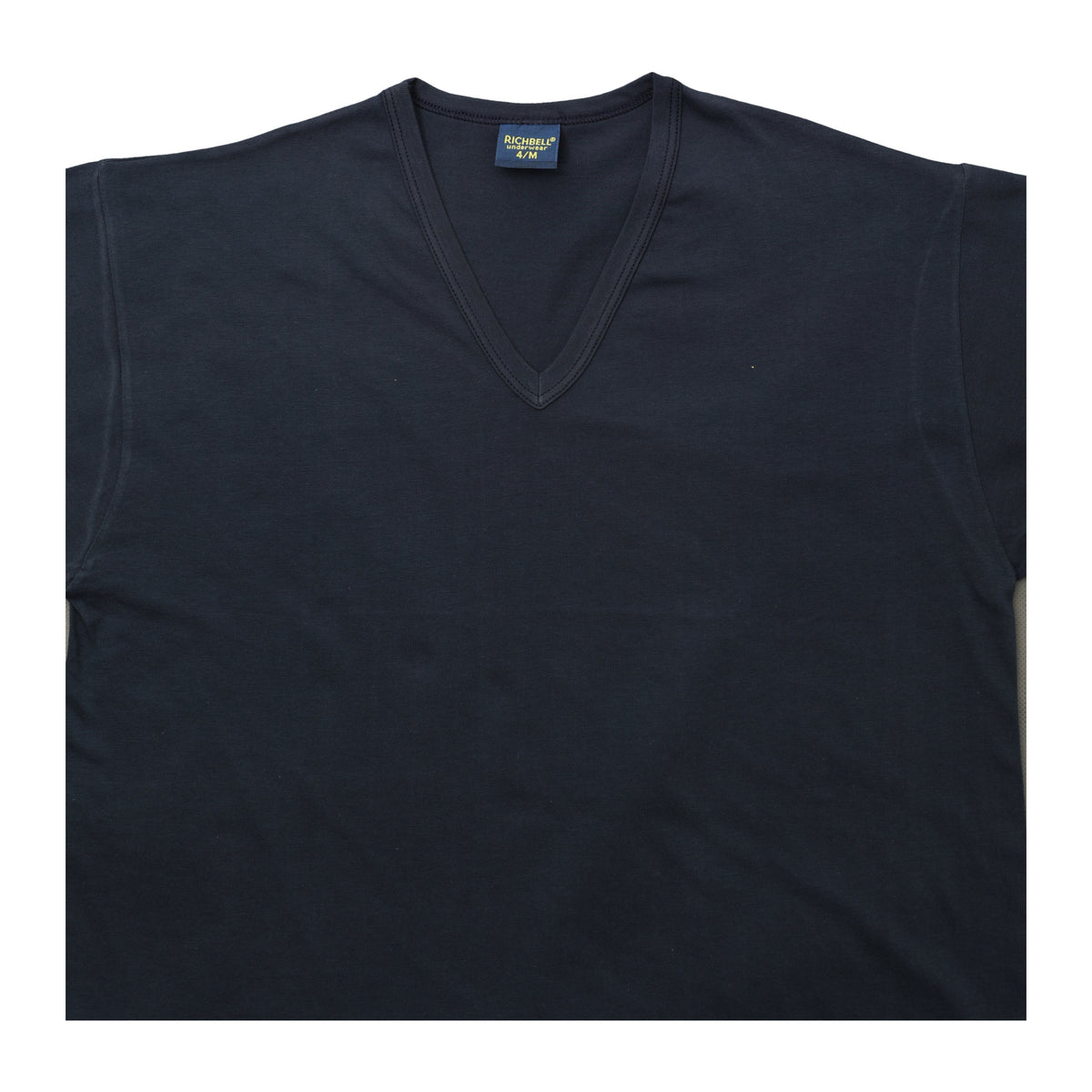 Maglia intima uomo scollo a V blu notte Richbell RH-14 - foto 2