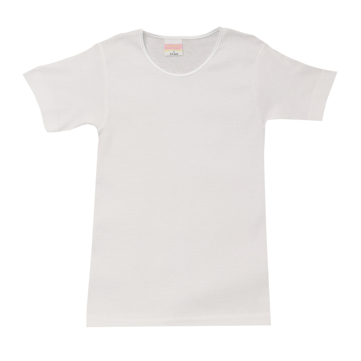 Maglia intima bambina mezza manica bianca Richbell RH-619 - foto 1
