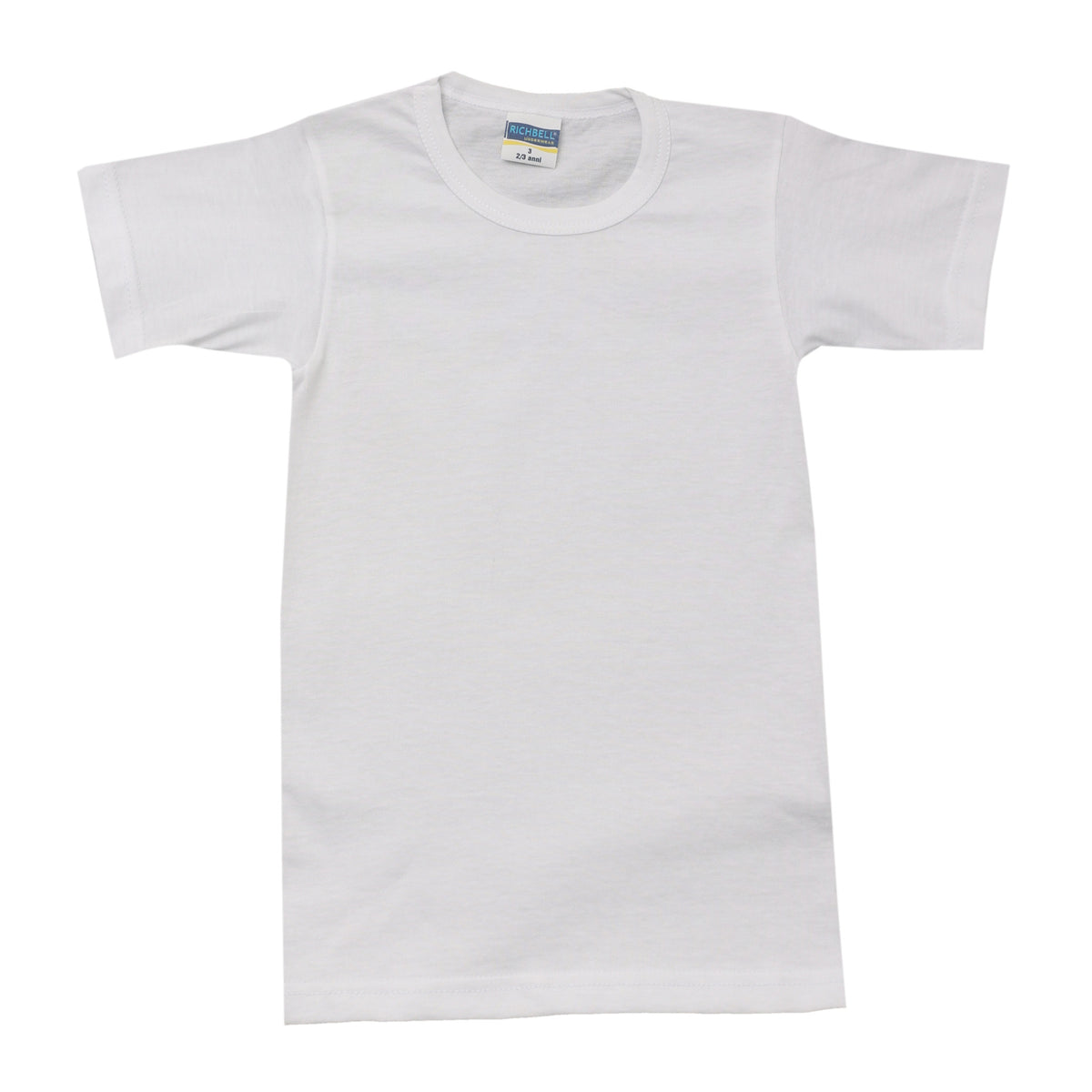 Maglia intima bambino mezza manica bianca Richbell RH-554 - foto 1