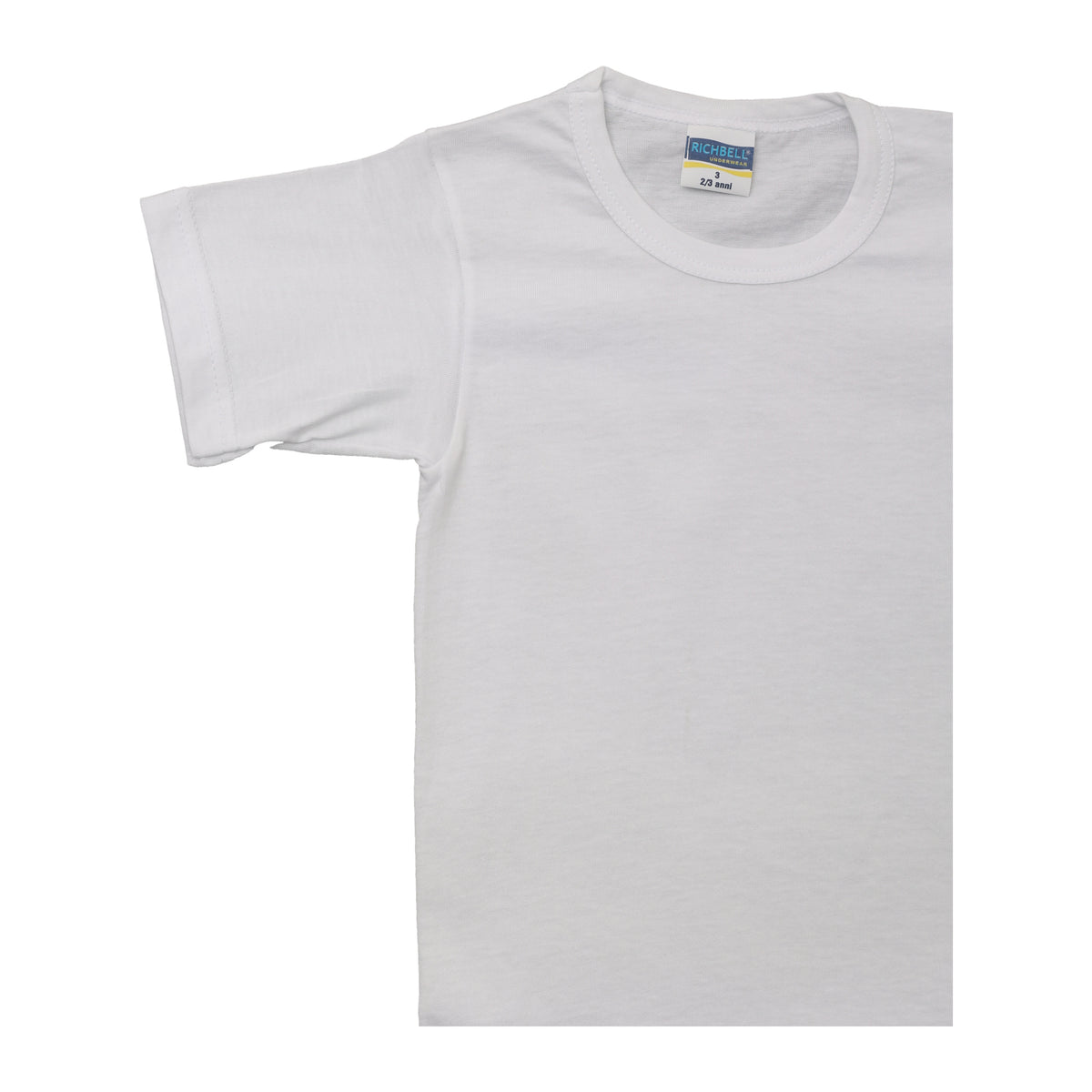 Maglia intima bambino mezza manica bianca Richbell RH-554 - foto 2
