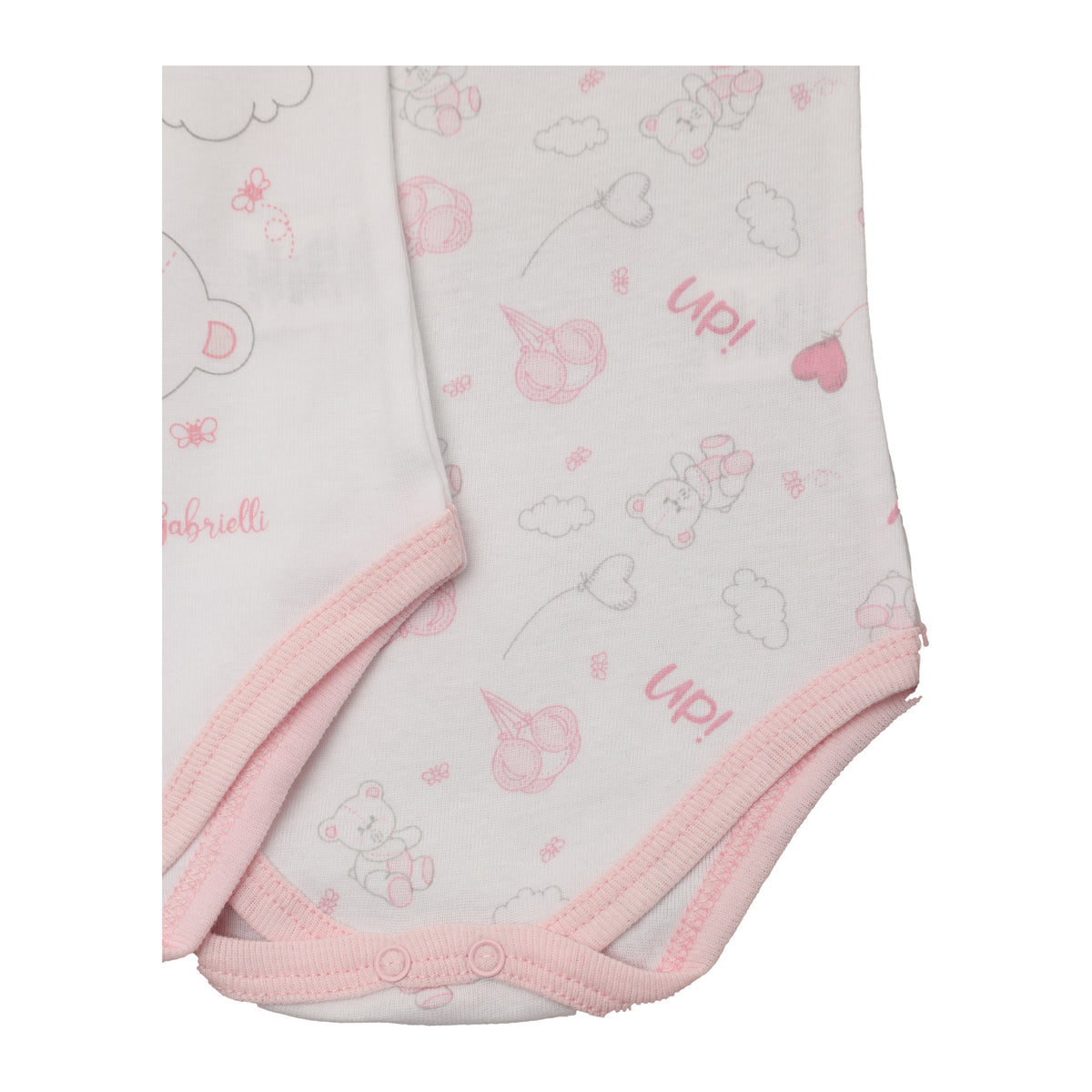 Body neonata a giromanica bipack rosa Nazareno Gabrielli NG-203 - foto 4