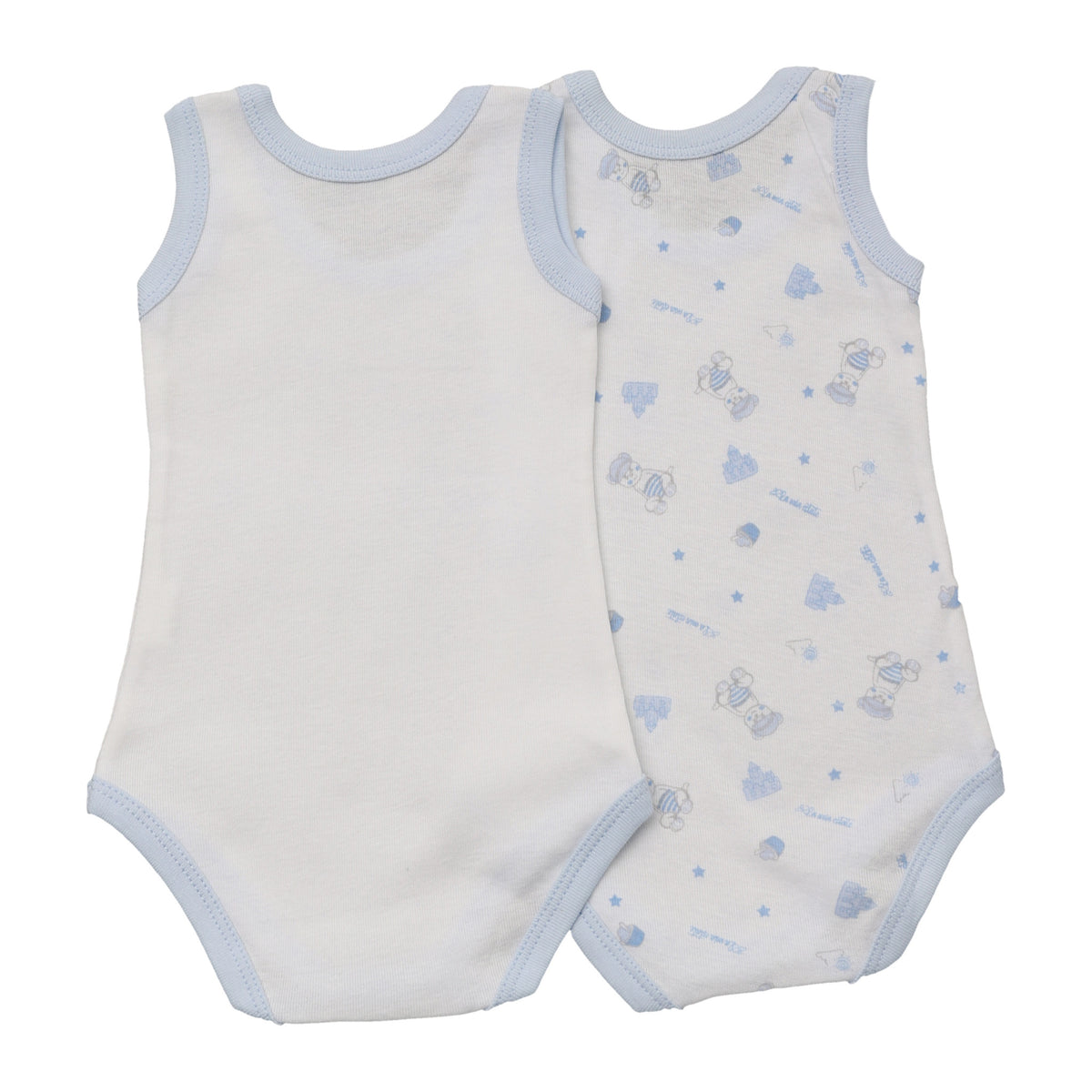 Body neonato a giromanica bipack celeste Nazareno Gabrielli NG-203 - foto 5