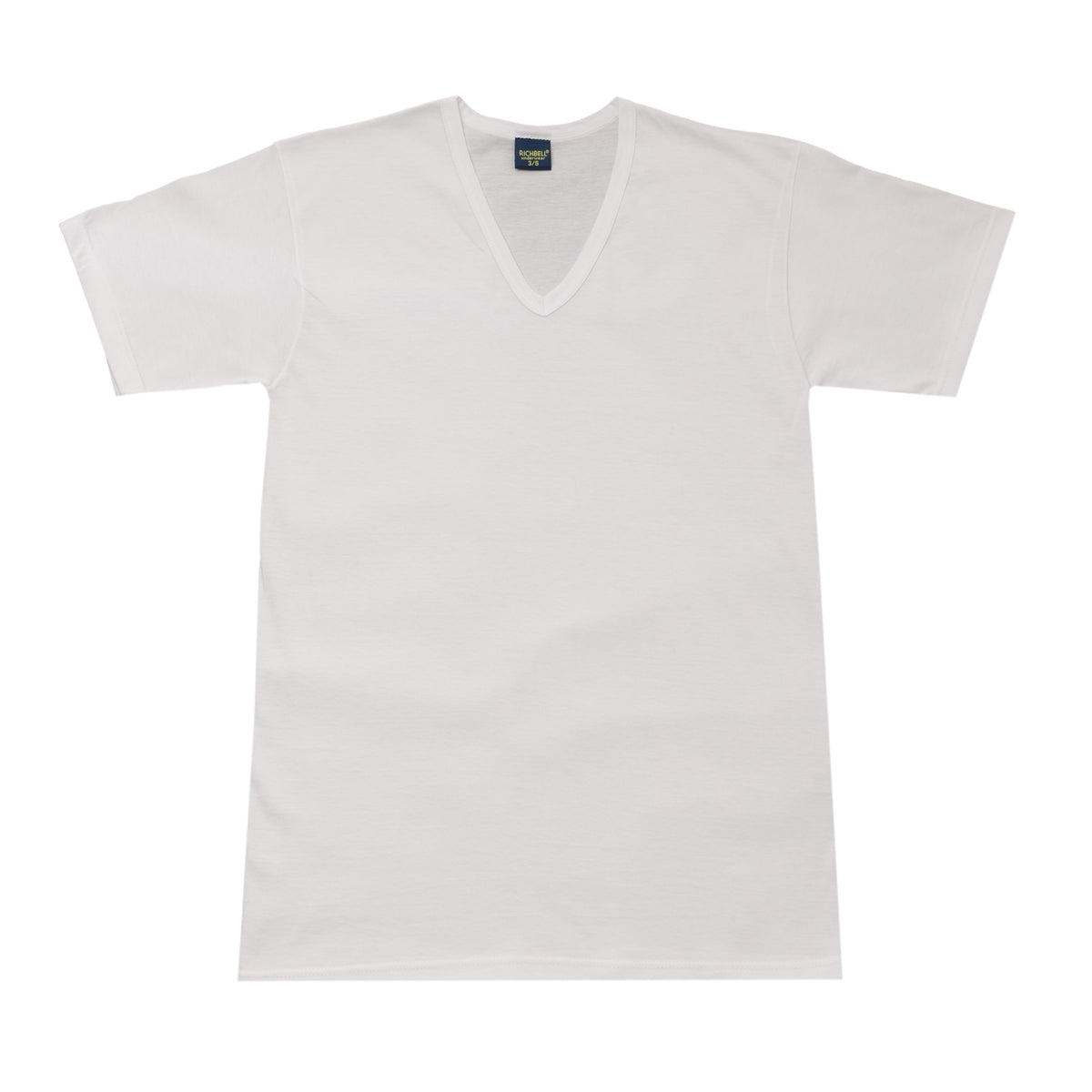 Maglia intima uomo scollo a V bianca Richbell RH-12 - foto 1